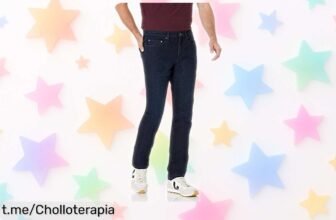 Vaqueros ajustados Amazon Essentials que estilizan tu look, ahora a un precio loco que vuelan rápido. ¡No te quedes sin ellos y luce increíble ya!