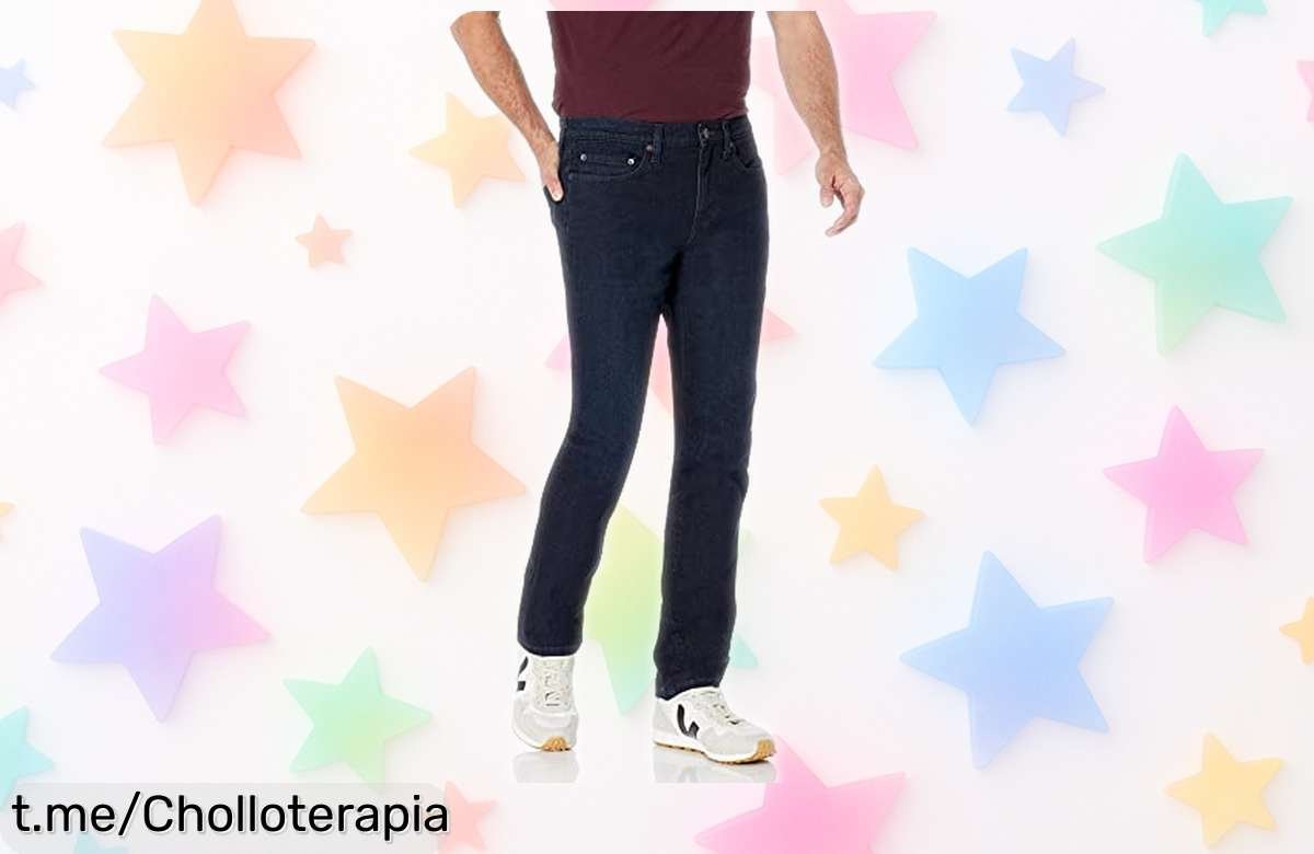 Vaqueros ajustados Amazon Essentials que estilizan tu look, ahora a un precio loco que vuelan rápido. ¡No te quedes sin ellos y luce increíble ya!