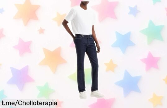 Vaqueros slim Levi’s súper ligeros a un precio de escándalo: total libertad de movimiento y cinco bolsillos prácticos. ¡Apresúrate, se están agotando!