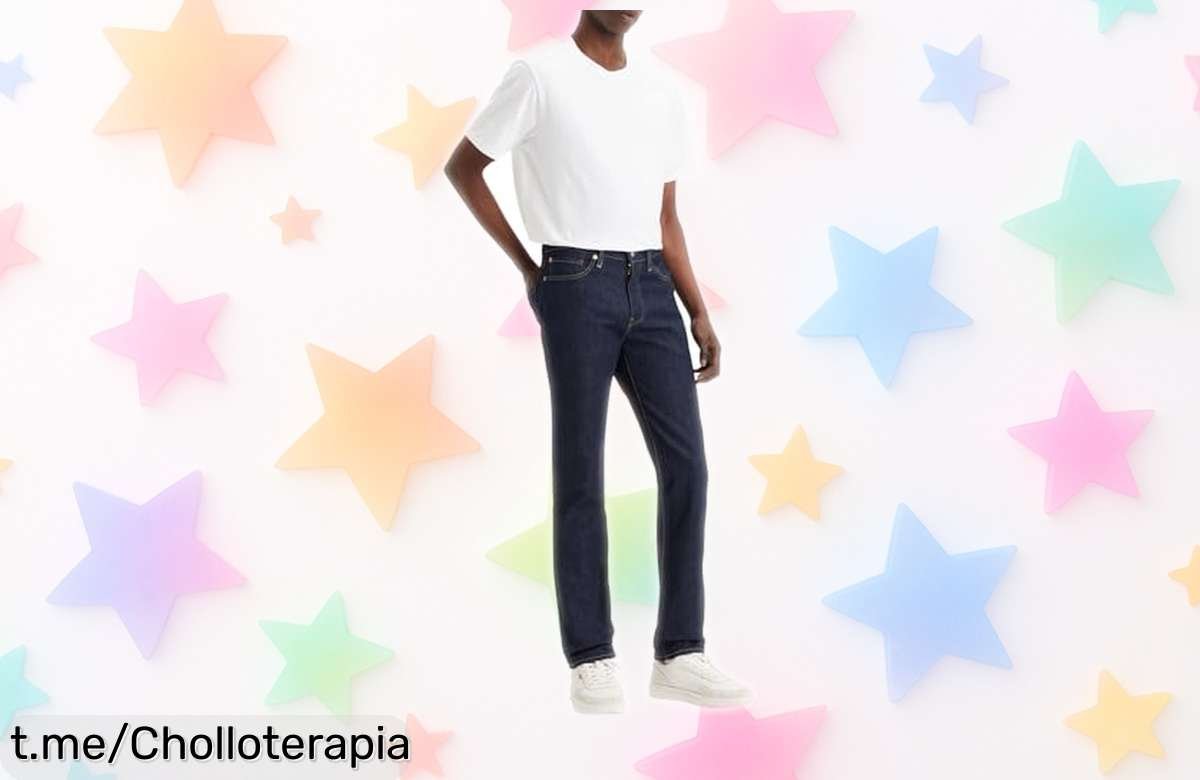 Vaqueros slim Levi’s súper ligeros a un precio de escándalo: total libertad de movimiento y cinco bolsillos prácticos. ¡Apresúrate, se están agotando!