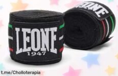 Vendajes Leone 1947 de 350 cm súper resistentes para entrenar duro, ahora con un precio de escándalo que vuelan rápido, ¡no te quedes sin los tuyos y entrena como nunca!