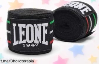 Vendajes Leone 1947 de 350 cm súper resistentes para entrenar duro, ahora con un precio de escándalo que vuelan rápido, ¡no te quedes sin los tuyos y entrena como nunca!
