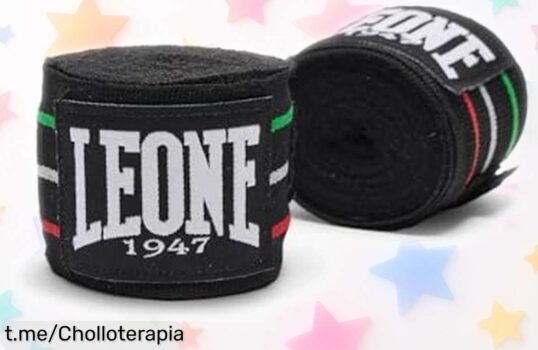 Vendajes Leone 1947 de 350 cm súper resistentes para entrenar duro, ahora con un precio de escándalo que vuelan rápido, ¡no te quedes sin los tuyos y entrena como nunca!