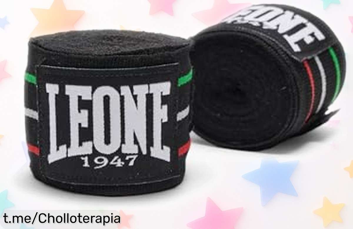 Vendajes Leone 1947 de 350 cm súper resistentes para entrenar duro, ahora con un precio de escándalo que vuelan rápido, ¡no te quedes sin los tuyos y entrena como nunca!