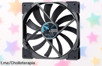Ventilador Fractal Design Venturi HF de 14 cm, súper silencioso y resistente; precio rebajado que no puedes dejar escapar para mantener tu equipo fresco.