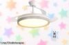 Ventilador de techo con luz LED y mando a distancia premium, precio escándalo que volará rápidamente: ¡disfruta de la brisa sin moverte ya!