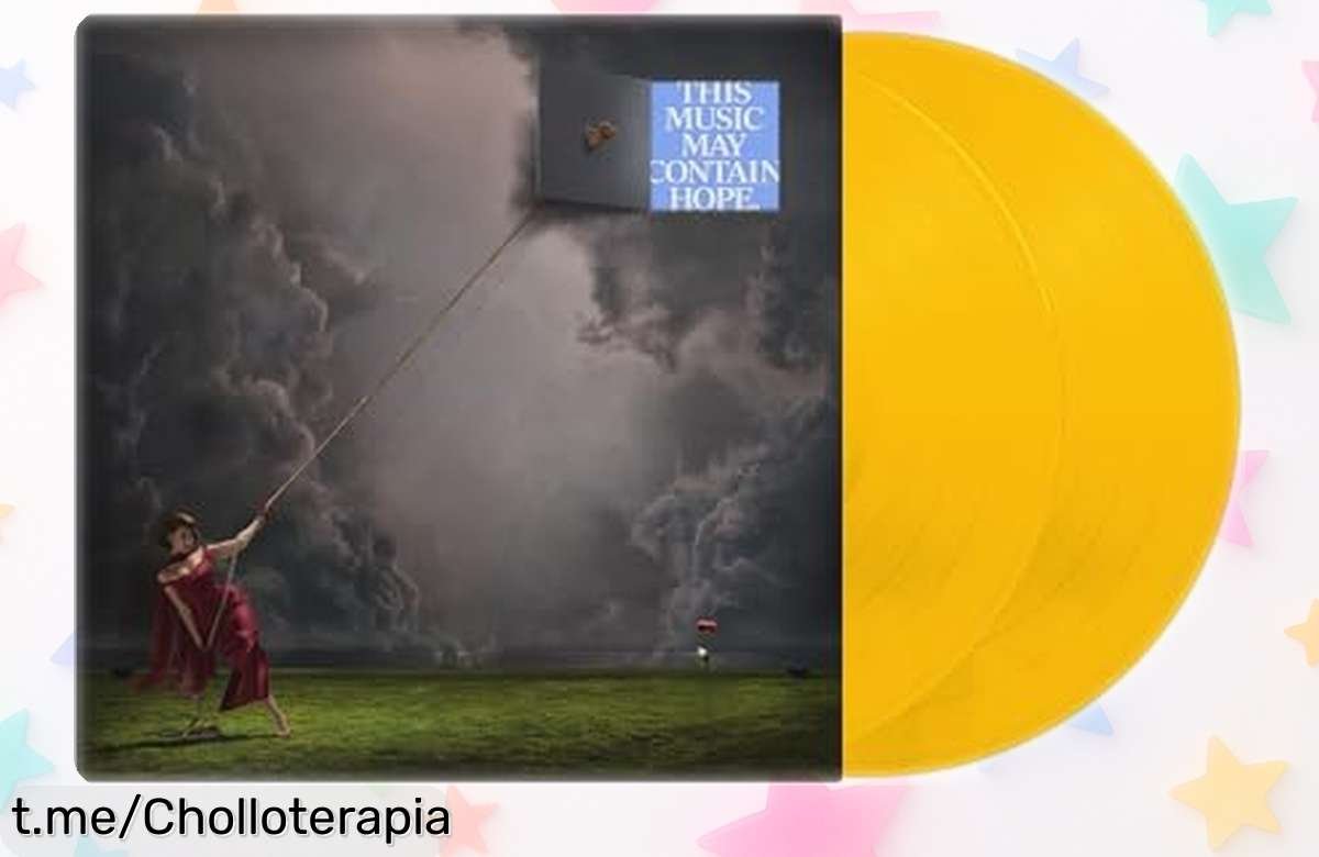 Vinilo This Music May Contain Hope a un precio de escándalo: ¡llénate de buenas vibras y melodías geniales antes que se agote!