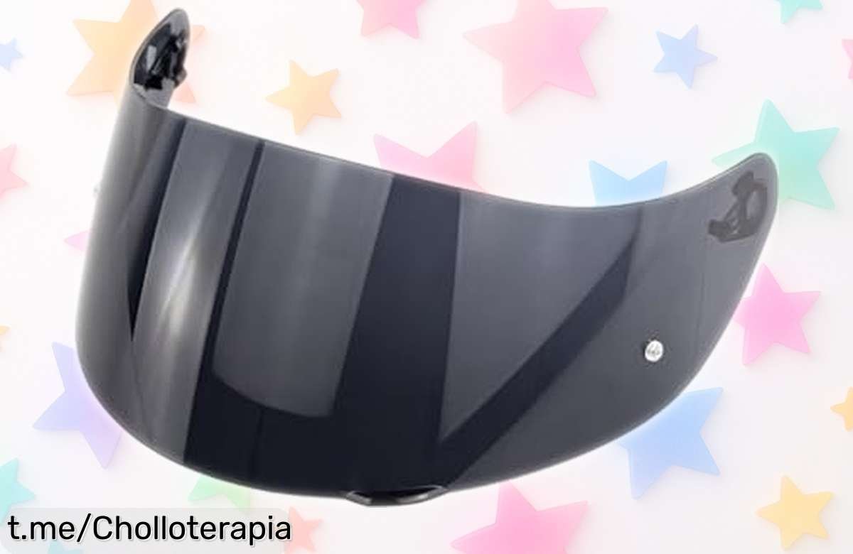 Visera de repuesto para casco moto AGV K1 K3SV K5, oferta brutal que te protege y le da rollo a tu moto; corre porque esta oportunidad vuela más rápido que tú.