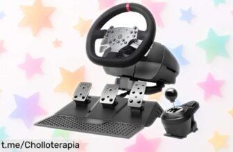 Volante para SimRacing Mars Gaming con motor dual y 3 pedales a precio brutal: ¡a darle caña a la competición antes de que vuelen, no te lo pierdas!