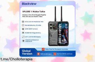 Walkie talkie todoterreno Blackview XPLORE 1 con pantalla grande y batería duradera, ¡aprovecha el descuentazo antes de que se acaben! La comunicación fácil está a un clic.
