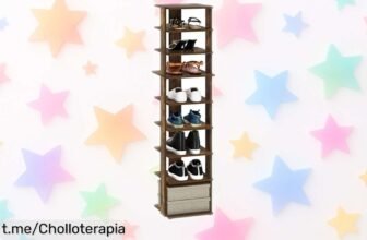 Zapatero vertical Furinno Compact de 9 niveles para organizar tus zapatos y ganar espacio fácilmente, ¡llevártelo ahora es un super chollo que no puedes dejar pasar!