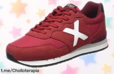 Zapatillas Dash 106 de Munich en burdeos a precio tirado, resistentes y cómodas; date prisa, ¡no querrás perderte este chollo que vuela!