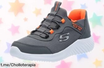 Zapatillas Skechers Bounder BriskBurst para críos que corren a mil, ¡increíbles y ahora a precio de ganga! No las dejes escapar, volarán en un abrir y cerrar de ojos.