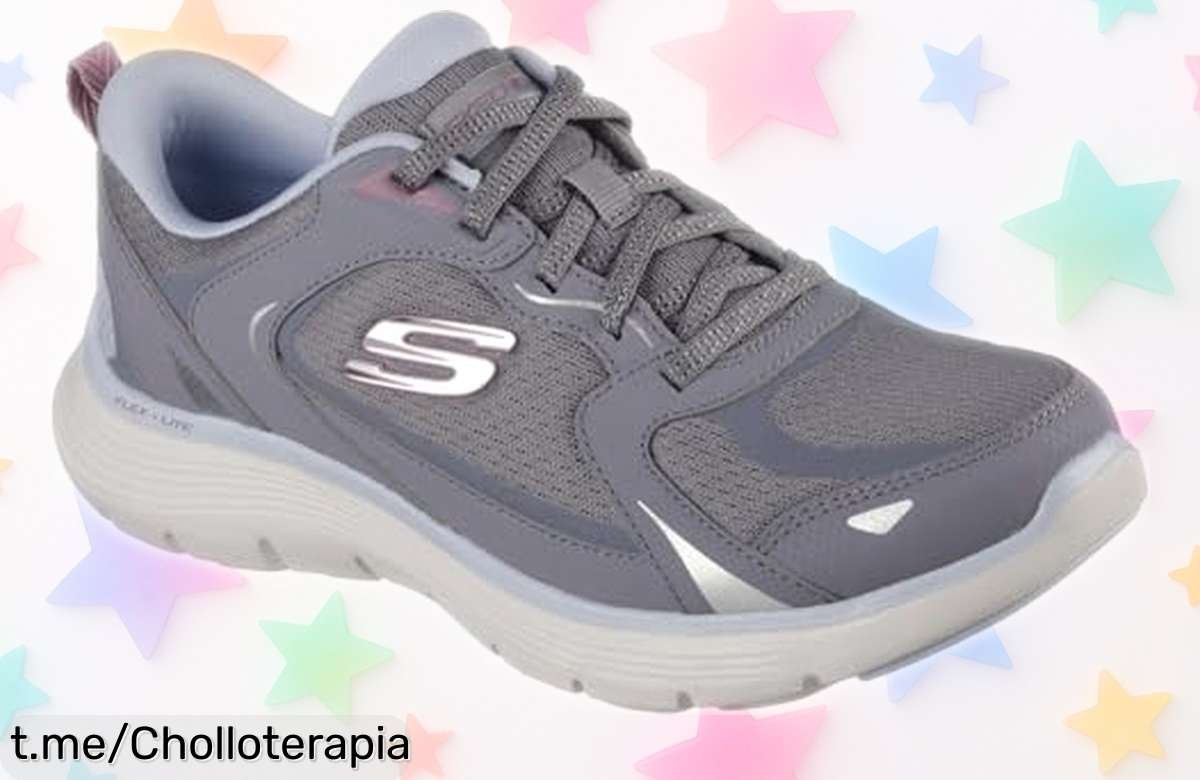 Zapatillas Skechers Flex Appeal 5.0 Retro Rush: confort y frescura a un ofertón que vuela, ¡no dejes pasar esta oportunidad y hazte con las tuyas ya!