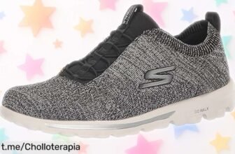 Zapatillas Skechers GO Walk TravelRadiant Moon a un precio loco: comodidad sin resbalones y ajuste instantáneo para que disfrutes cada paso. ¡No te quedes sin ellas!