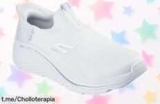 Zapatillas Skechers MAX Cushioning Elite 2.0 con oferta insuperable, ¡siente la frescura en cada paso y dile adiós a los olores! No dejes escapar este chollazo único.