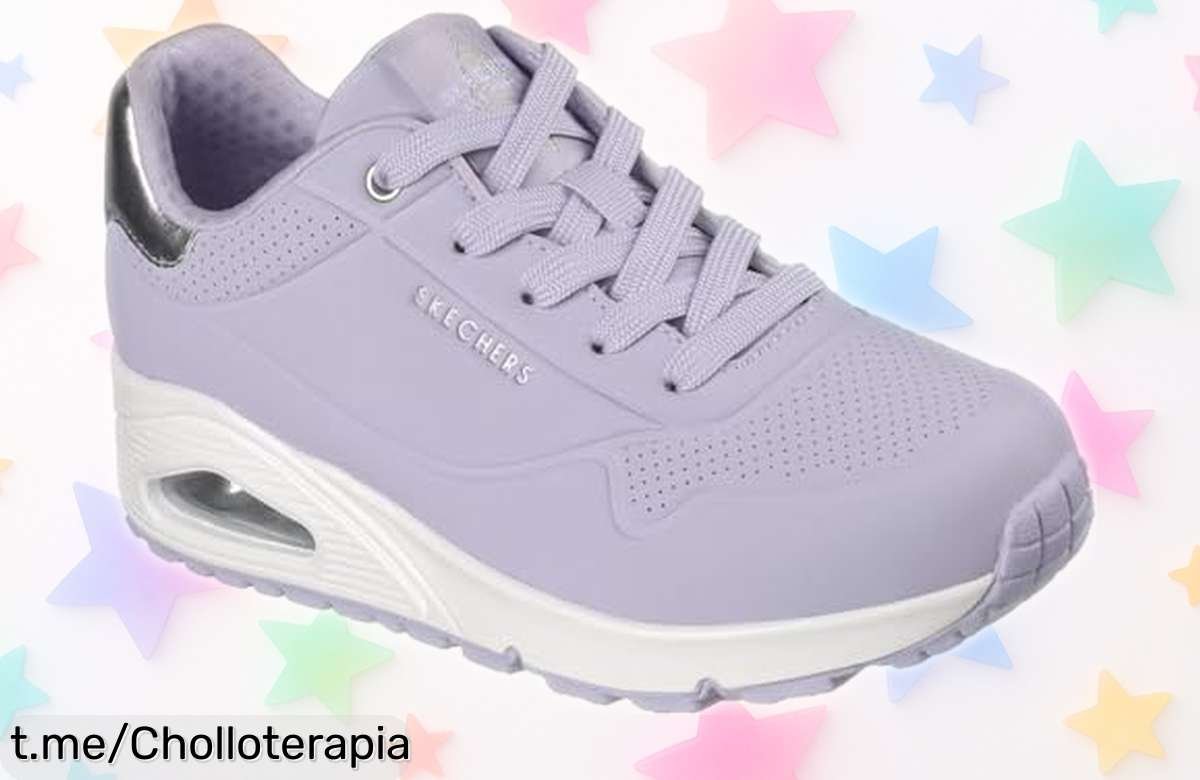 Zapatillas Skechers Uno Golden Air con enfriamiento rápido y ajuste fácil a precio locazo que vuela, ¡no te quedes sin las tuyas y siente la frescura en tus pies!