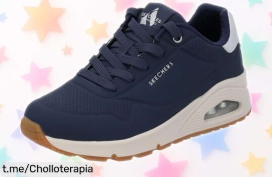 Zapatillas Skechers Uno Golden Air para mujer con aire fresco y soporte increíble, ¡ahora a un precio brutal! No dejes pasar esta oportunidad única de sentirte genial.