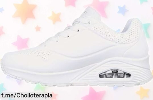 Zapatillas Skechers de mujer con amortiguación y estilo moderno a un precio ridículo que no verás más; ¡aprovéchalas antes de que vuelen!