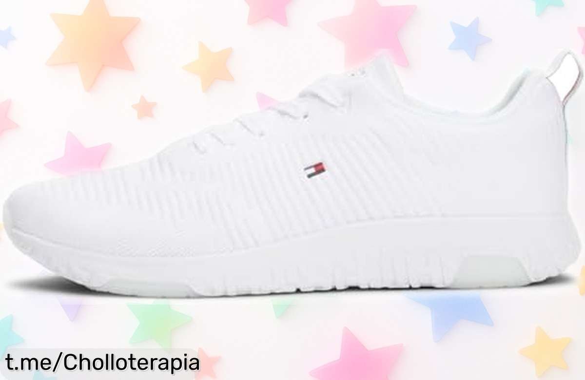 Zapatillas Tommy Hilfiger que se ajustan como un guante a tu pie, ¡rebaja brutal y vuelan rápido! No dejes pasar este super chollo antes de quedarte sin ellas.