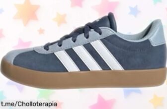 Zapatillas adidas para peques que molan un montón, ¡oferta a precio de escándalo y con estilo único! No te quedes sin ellas, seguro vuelan rápido.