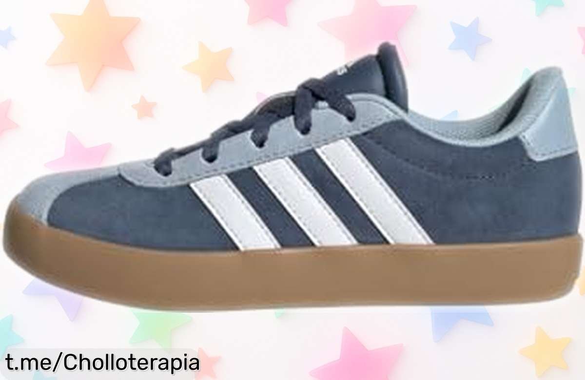 Zapatillas adidas para peques que molan un montón, ¡oferta a precio de escándalo y con estilo único! No te quedes sin ellas, seguro vuelan rápido.