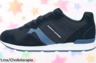 Zapatillas bajas Tommy Hilfiger Runner Icon Mix a precio de escándalo, ¡cómpralas ya antes que se agoten y luce un estilo único en cada paso!