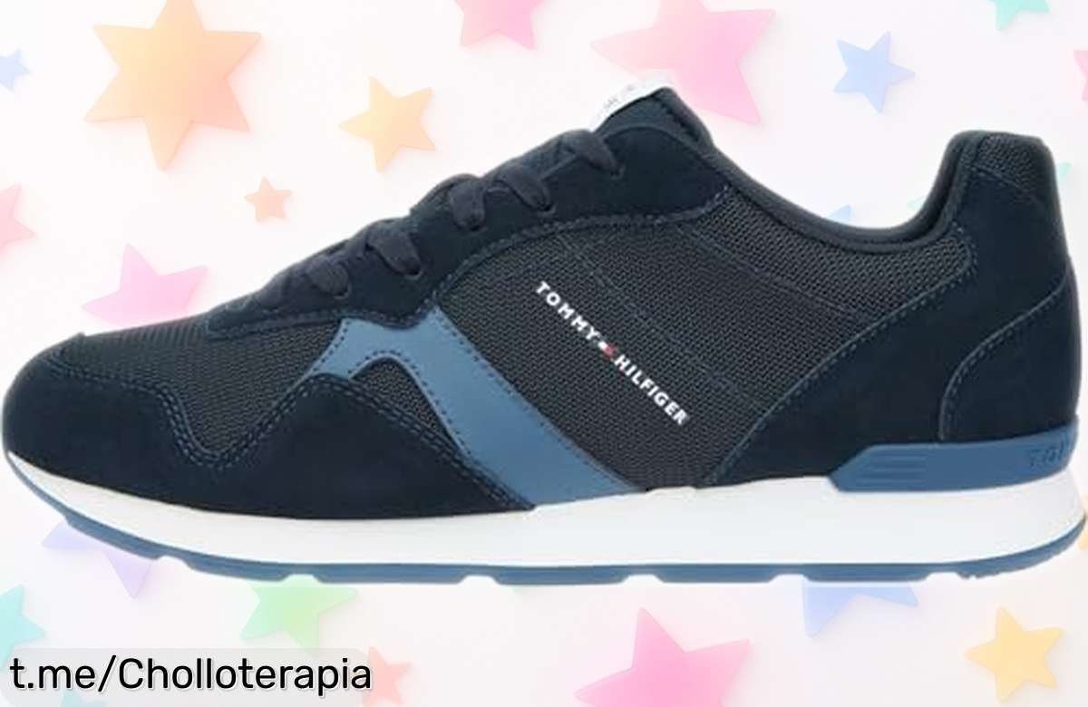 Zapatillas bajas Tommy Hilfiger Runner Icon Mix a precio de escándalo, ¡cómpralas ya antes que se agoten y luce un estilo único en cada paso!