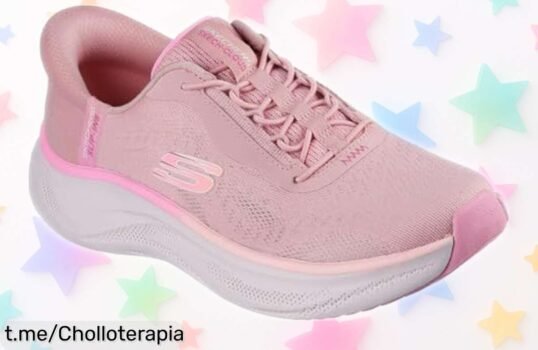 Zapatillas de mujer Skechers Skech Cloud a precio loco, frescas y lavables, ¡no dejes que se agoten! Tu estilo cómodo te está esperando.
