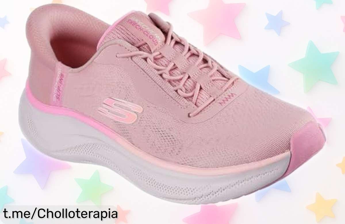 Zapatillas de mujer Skechers Skech Cloud a precio loco, frescas y lavables, ¡no dejes que se agoten! Tu estilo cómodo te está esperando.