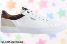 Zapatillas de piel Tribunal Kenton de Pepe Jeans a precio loco: Con estilo único que no te dejará indiferente. ¡Aprovecha antes de que se agoten!