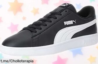 Zapatillas deportivas Puma con suela antideslizante y exterior de cuero: ¡Ofertón volador que se agota, no te quedes sin ellas!