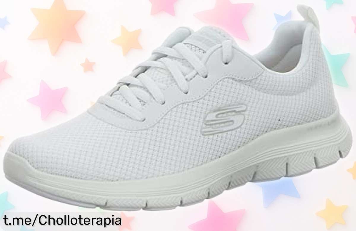 Zapatillas deportivas Skechers Flex Appeal 4.0 Brilliant View a un precio de escándalo que tus pies te agradecerán, ¡date prisa antes de que se agoten!