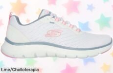 Zapatillas deportivas Skechers Flex Appeal 5.0, ¡dile adiós a las excusas y camina con estilo! Aprovecha el precio loco que no se repetirá y siente la ligereza en cada paso.