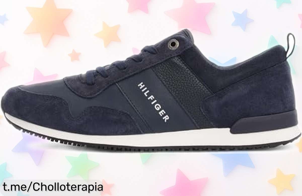 Zapatillas deportivas Tommy Hilfiger con estilo runner a precio de escándalo: no las dejes escapar, vuela rápido y únete al diseño que todos quieren llevar.