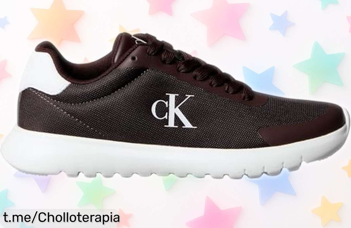 Zapatillas deportivas minimalistas de Calvin Klein para mujer a un ofertón brutal que se agotan rápido, ¡no dejes escapar este chollo y dale estilo a tus pasos ya!
