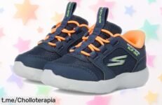 Zapatillas infantiles Go Run 400 V2 Turbo de Skechers, ¡super chollo que vuela! No las dejes escapar, a este precio vuelan rápido y tus peques querrán sentir la emoción al correr.