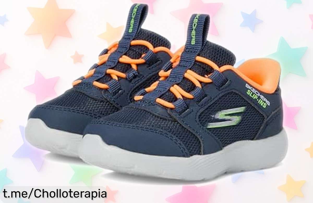 Zapatillas infantiles Go Run 400 V2 Turbo de Skechers, ¡super chollo que vuela! No las dejes escapar, a este precio vuelan rápido y tus peques querrán sentir la emoción al correr.