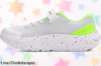 Zapatillas infantiles Under Armour con refuerzos y gran amortiguación, precio ridículo que volará rápido. ¡Haz que tus peques salten de alegría!
