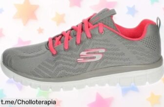 Zapatillas ligeras Skechers Graceful Get Connected a precio de ganga, aprovecha esta oportunidad y siente la ligereza en cada paso que das. ¡No te las pierdas!