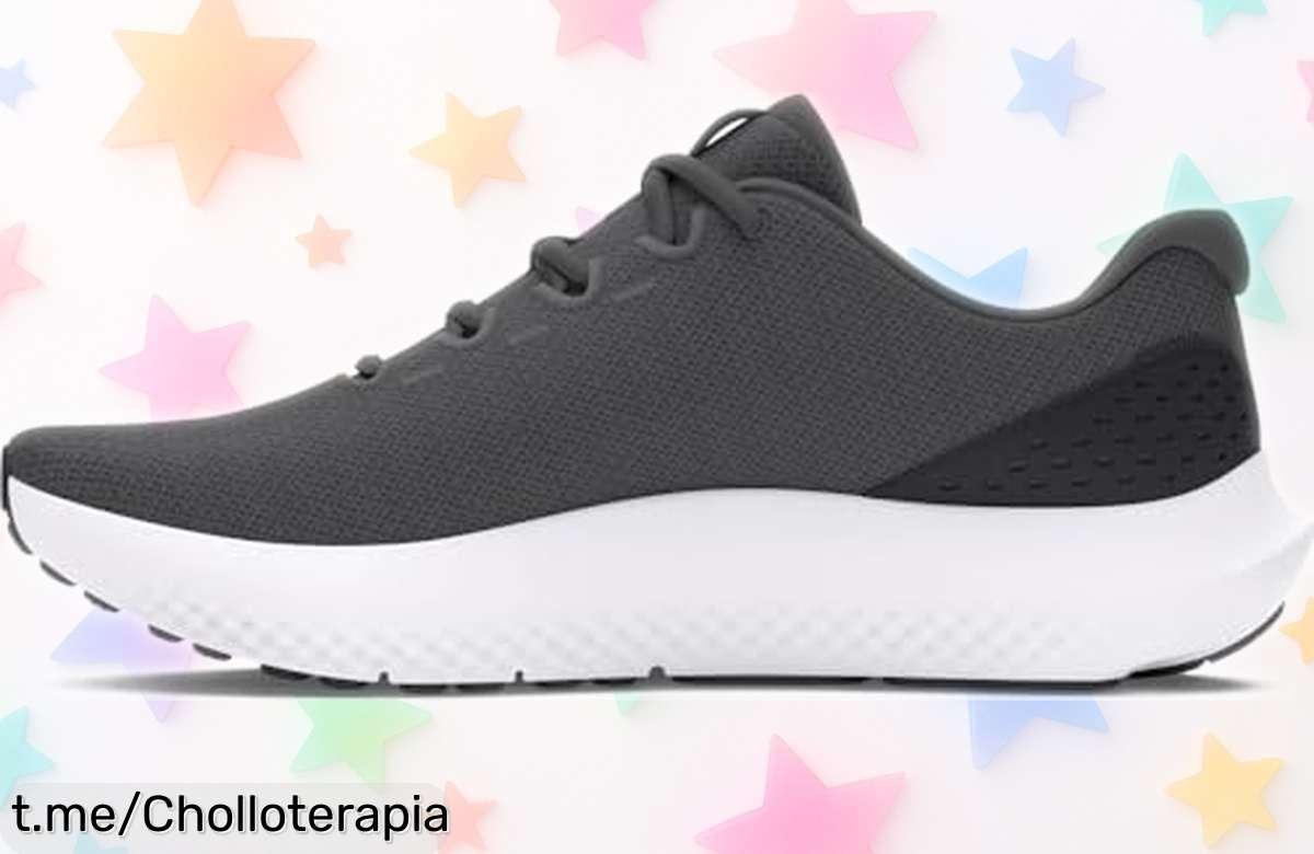 Zapatillas para correr UA Charged Surge 4 de Under Armour con ventilación y media suela a precio de escándalo, ¡hazte con ellas antes de que desaparezcan y siente la libertad en cada paso!