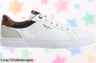 Zapatillas planas de piel Pepe Jeans Tribunal De Kenton, caídas de precio con un diseño que destaca; llévatelas y da ese toque especial a tu look. ¡No te quedes sin ellas!