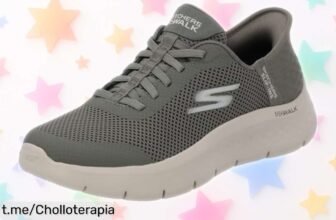 Zapatillas sin cordones Skechers Go Walk Flex, un ofertón que vuela y abrigará tus pies con frescura; ¡no te quedes sin ellas!