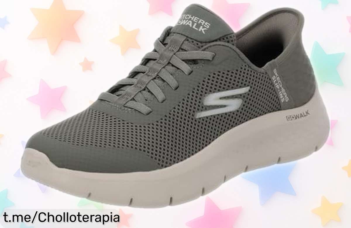 Zapatillas sin cordones Skechers Go Walk Flex, un ofertón que vuela y abrigará tus pies con frescura; ¡no te quedes sin ellas!