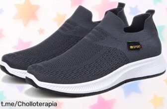Zapatillas unisex ligeras y sin cordones con malla súper transpirable a precio de regalo; ¡haz que tus pies respiren mientras te poulares a tu mejor estilo!