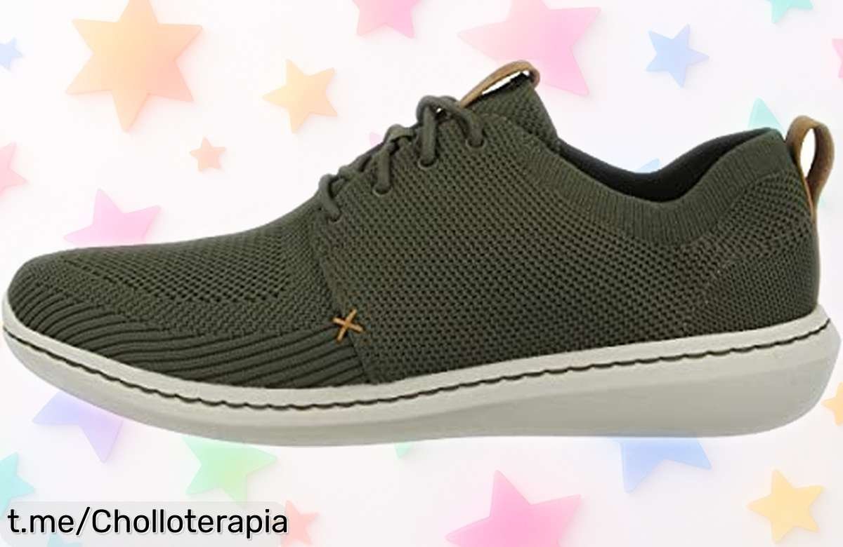 Zapatillas urbanas Clarks Step Urban Mix con suela ligera y amortiguación al mejor precio, ¡agárralas ya antes de que se esfunden!