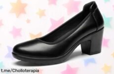 Zapatos de tacón alto estilo salón DREAM PAIRS, precio loco y rebajado; elegancia asegurada para estar espectacular todo el día. ¡No te quedes sin los tuyos!