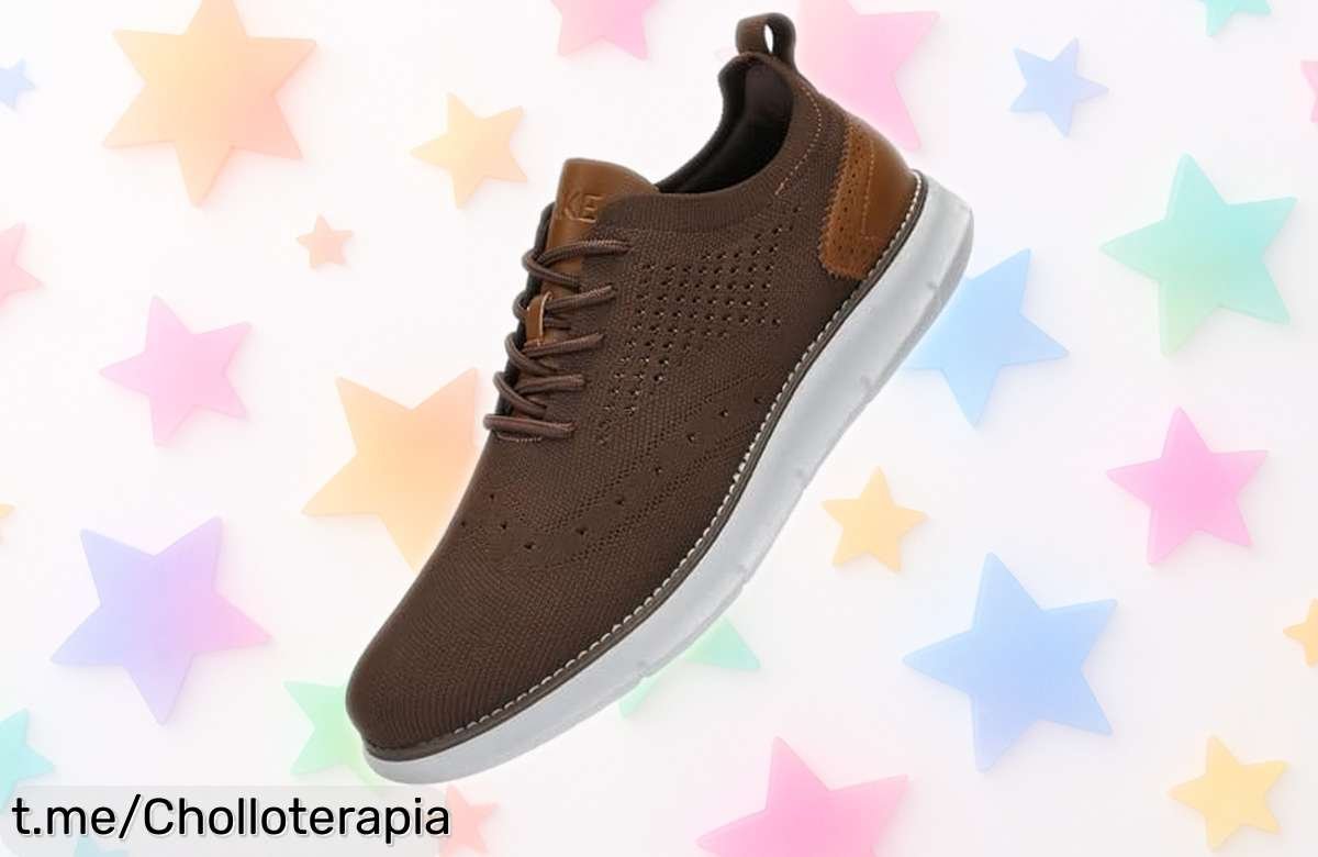 Zapatos de vestir tipo Oxford con suela antideslizante y material antibacteriano a precio ridículo que no dejarás escapar, asegúrate de lucir bien sin preocupaciones en tus días importantes.