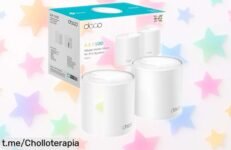Sistema WiFi Mesh TPLink Deco X1500, el super chollo que conecta hasta 360m² sin fallos en juegos o videollamadas; ¡no pierdas esta rebaja increíble y navega a toda velocidad!