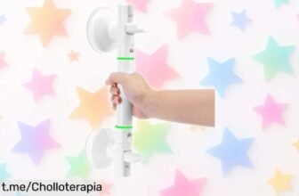 Agarradera LYtech para baño con ventosas ultra fuertes, ¡apoyo seguro y sencillo sin taladrar! Aprovecha esta oferta especial y disfruta de duchas más tranquilas ya mismo.